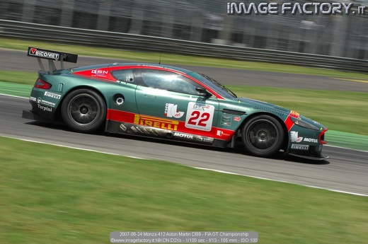 2007-06-24 Monza 412 Aston Martin DB9 - FIA GT Championship